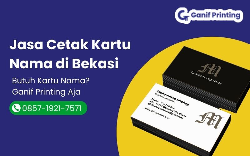 Jasa Cetak Kartu Nama di Bekasi