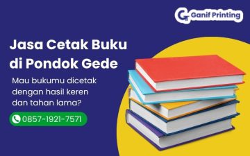 Jasa Cetak Buku di Pondok Gede