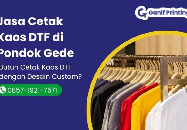 Jasa Cetak Kaos DTF di Pondok Gede