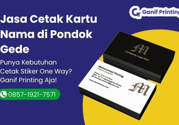 Jasa Cetak Kartu Nama di Pondok Gede