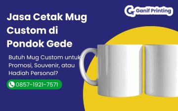 Jasa Cetak Mug Custom di Pondok Gede