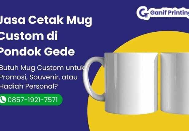 Jasa Cetak Mug Custom di Pondok Gede