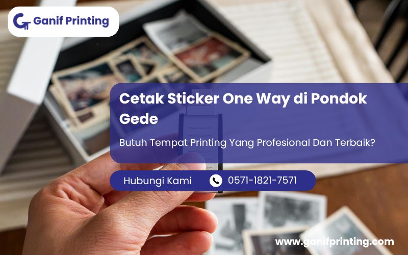 Jasa Cetak Sticker One Way di Pondok Gede