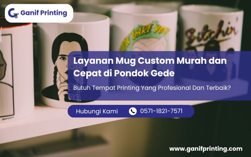 Layanan Mug Custom Murah dan Cepat di Pondok Gede