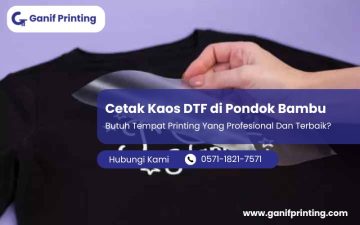 Cetak Kaos DTF di Pondok Bambu