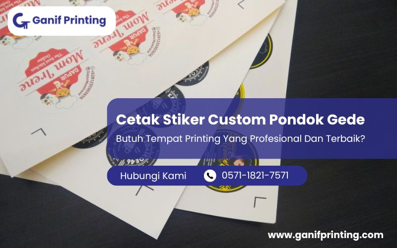Cetak Stiker Custom Pondok Gede