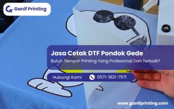 Jasa Cetak DTF Pondok Gede