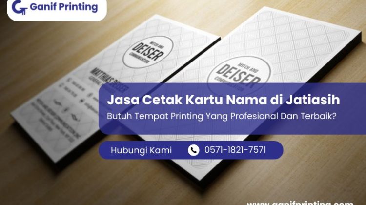 Jasa Cetak Kartu Nama di Jatiasih