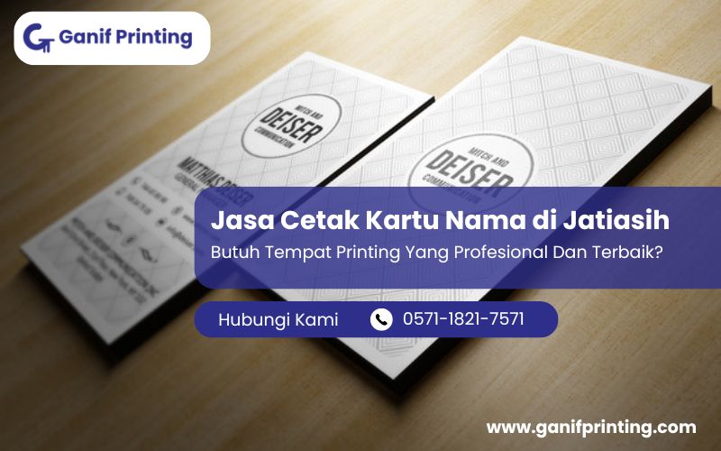 Jasa Cetak Kartu Nama di Jatiasih