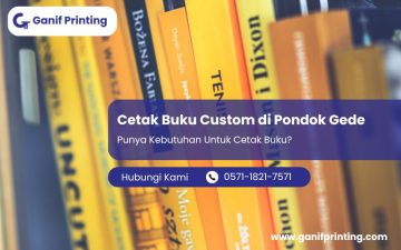 Cetak Buku Custom di Pondok Gede