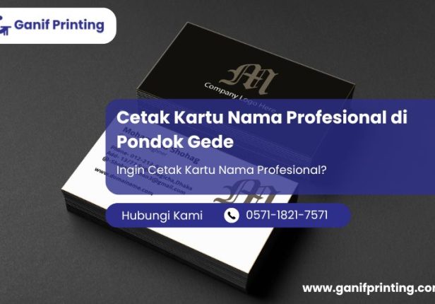 Cetak Kartu Nama Profesional di Pondok Gede