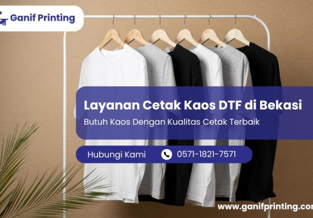 Layanan Cetak Kaos DTF di Bekasi