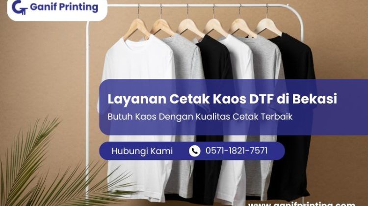 Layanan Cetak Kaos DTF di Bekasi