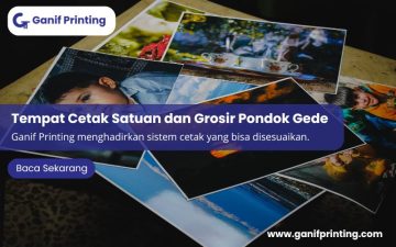 Tempat Cetak Satuan dan Grosir Pondok Gede