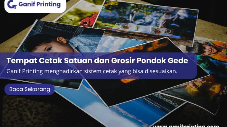 Tempat Cetak Satuan dan Grosir Pondok Gede