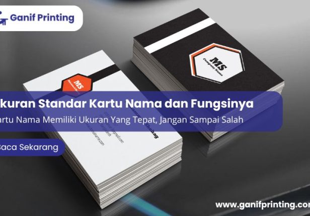 Ukuran Standar Kartu Nama dan Fungsinya