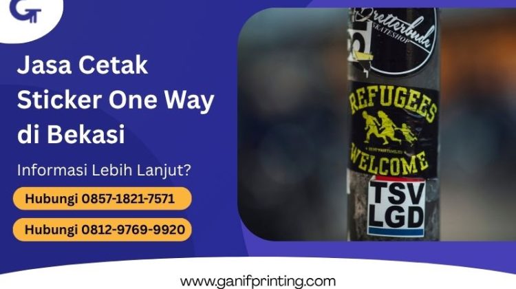 Jasa Cetak Sticker One Way di Bekasi