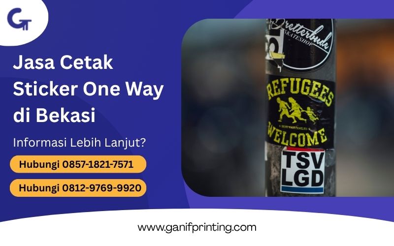 Jasa Cetak Sticker One Way di Bekasi