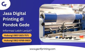 Jasa Digital Printing di Pondok Gede
