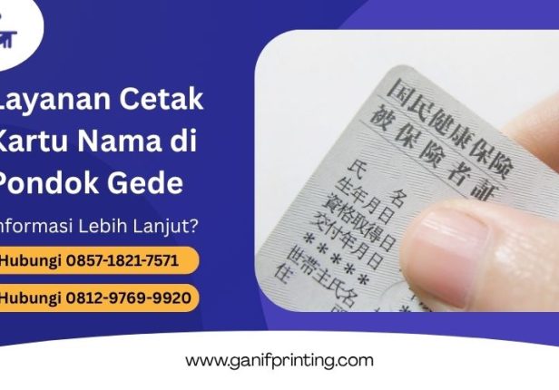 Layanan Cetak Kartu Nama di Pondok Gede