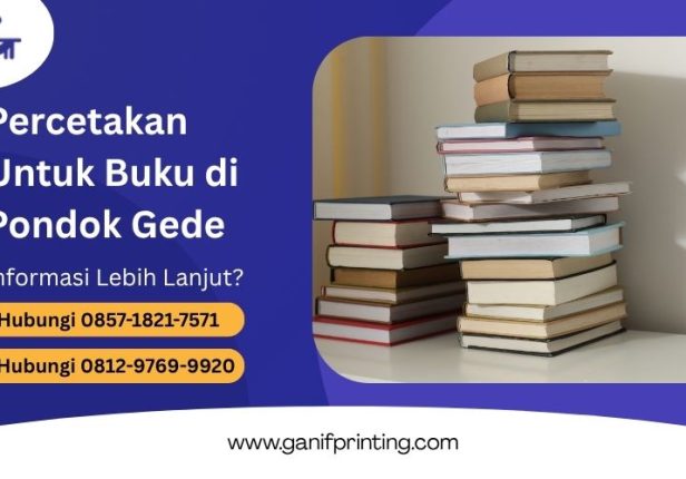 Percetakan Untuk Buku di Pondok Gede