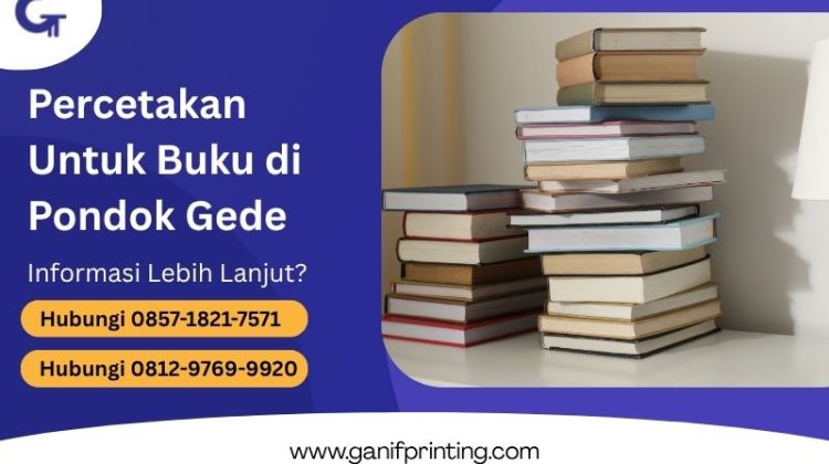 Percetakan Untuk Buku di Pondok Gede