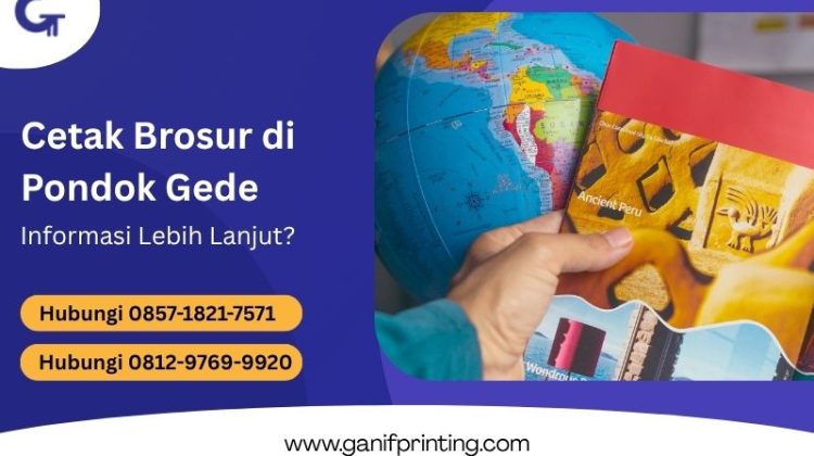 Cetak Brosur di Pondok Gede