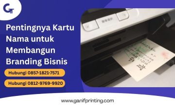 Pentingnya Kartu Nama untuk Membangun Branding Bisnis
