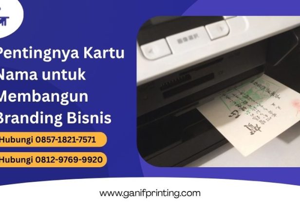 Pentingnya Kartu Nama untuk Membangun Branding Bisnis