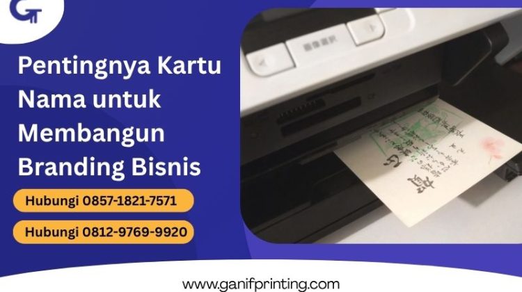 Pentingnya Kartu Nama untuk Membangun Branding Bisnis