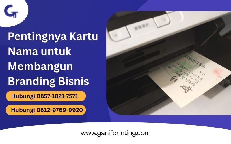 Pentingnya Kartu Nama untuk Membangun Branding Bisnis
