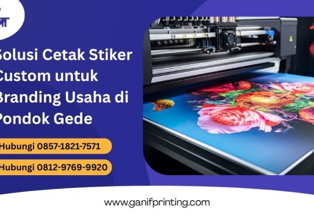 Solusi Cetak Stiker Custom untuk Branding Usaha di Pondok Gede