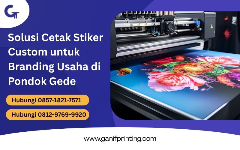 Solusi Cetak Stiker Custom untuk Branding Usaha di Pondok Gede
