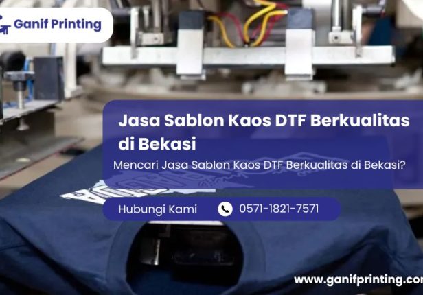Jasa Sablon Kaos DTF Berkualitas di Bekasi