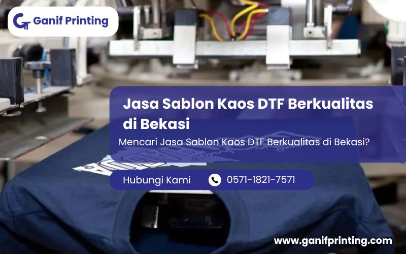 Jasa Sablon Kaos DTF Berkualitas di Bekasi