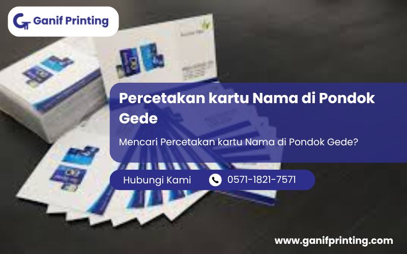 Percetakan kartu Nama di Pondok Gede
