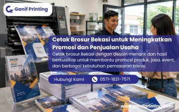 Cetak Brosur Bekasi untuk Meningkatkan Promosi dan Penjualan Usaha