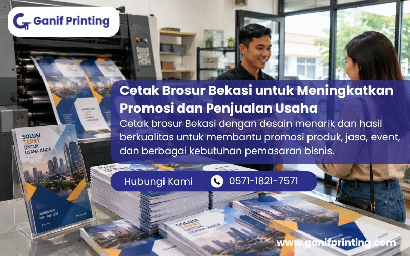 Cetak Brosur Bekasi untuk Meningkatkan Promosi dan Penjualan Usaha