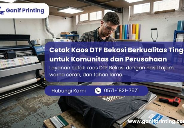 Cetak Kaos DTF Bekasi Berkualitas Tinggi untuk Komunitas dan Perusahaan