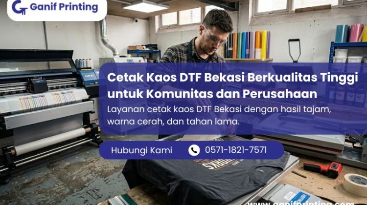 Cetak Kaos DTF Bekasi Berkualitas Tinggi untuk Komunitas dan Perusahaan
