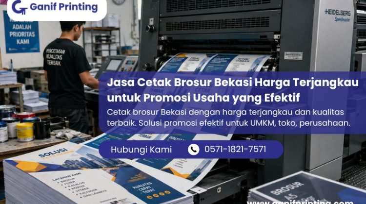 Jasa Cetak Brosur Bekasi Harga Terjangkau untuk Promosi Usaha yang Efektif