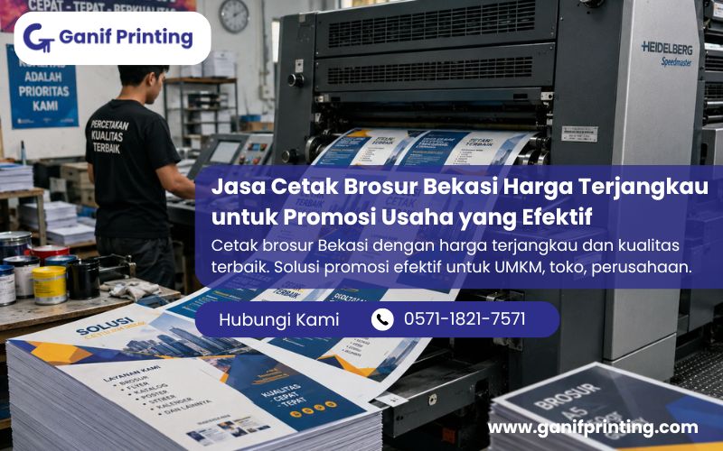 Jasa Cetak Brosur Bekasi Harga Terjangkau untuk Promosi Usaha yang Efektif