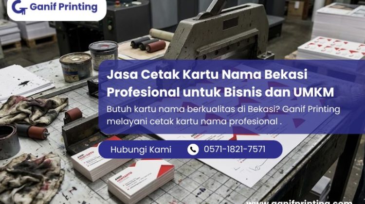 Jasa Cetak Kartu Nama Bekasi Profesional untuk Bisnis dan UMKM