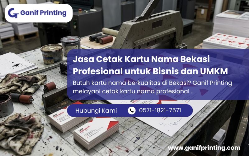 Jasa Cetak Kartu Nama Bekasi Profesional untuk Bisnis dan UMKM