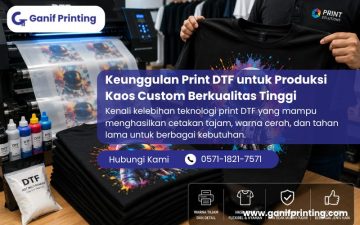 Keunggulan Print DTF untuk Produksi Kaos Custom Berkualitas Tinggi
