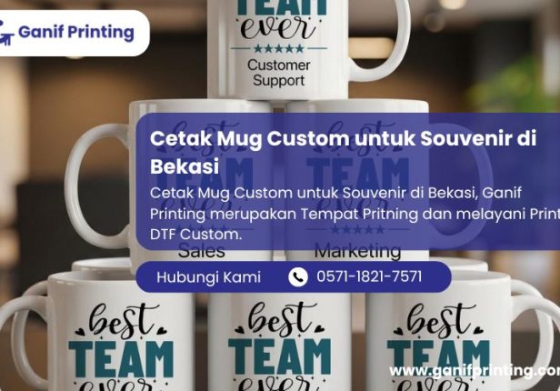 Cetak Mug Custom untuk Souvenir di Bekasi