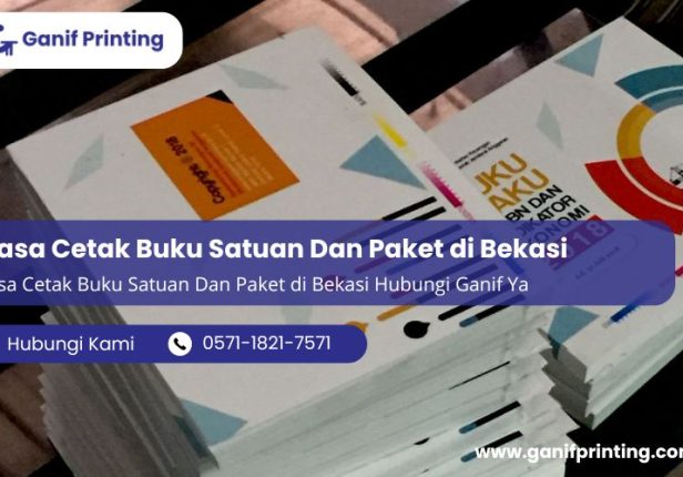 Jasa Cetak Buku Satuan Dan Paket di Bekasi