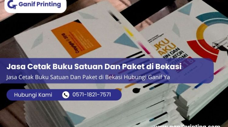 Jasa Cetak Buku Satuan Dan Paket di Bekasi