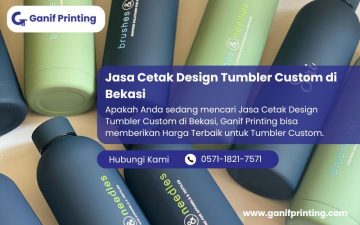 Jasa Cetak Design Tumbler Custom di Bekasi