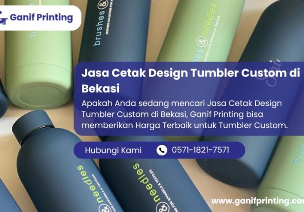 Jasa Cetak Design Tumbler Custom di Bekasi